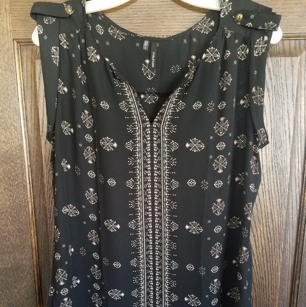 Dressy tank top blouse